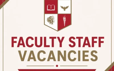 Vacancies – Part-Time Lecturers Fall Semester 2026